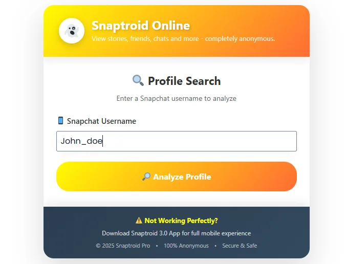 Enter the Username